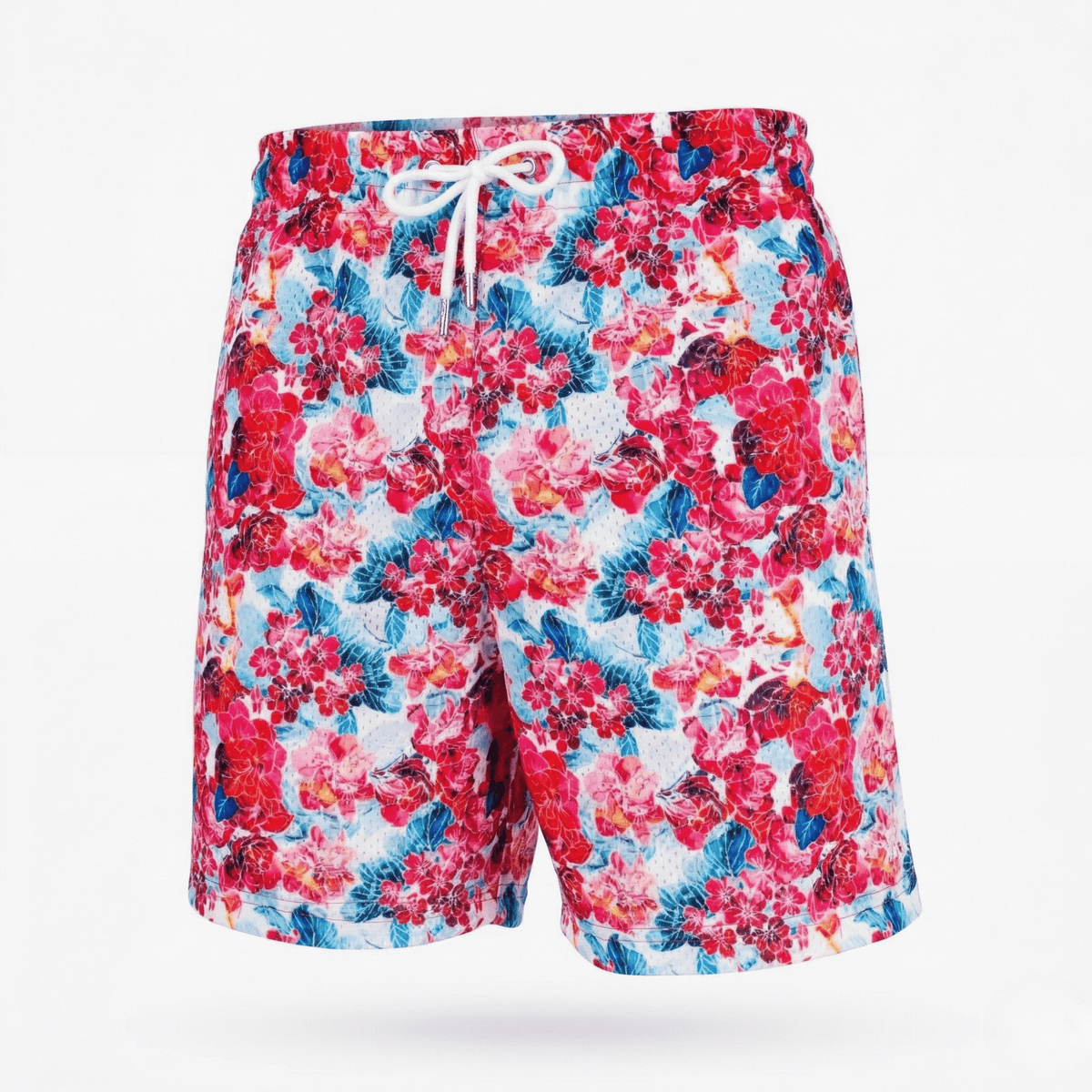 Kikx Basketball Shorts Double Layer La Med Print with White Inner