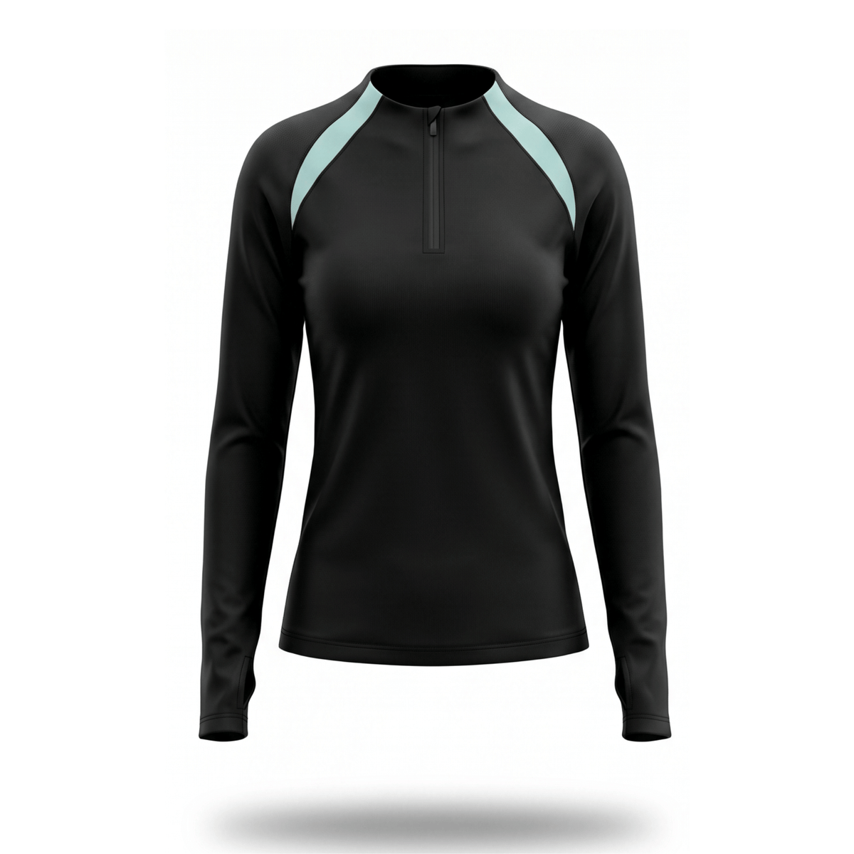Kikx Walk Out Jackets in Black with Light Mint Splice