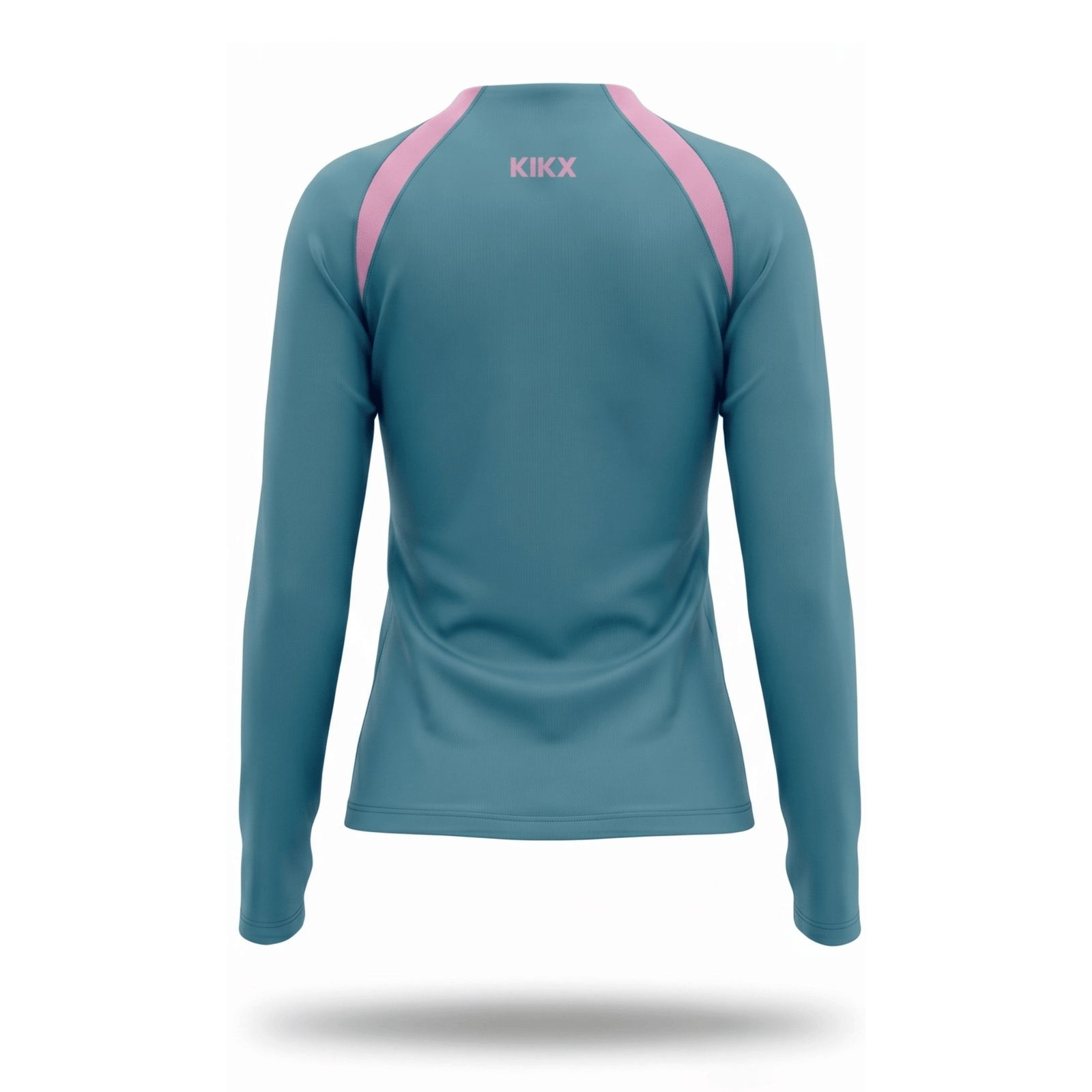 Kikx Walk Out Jackets in Dark Mint with Pink Splice