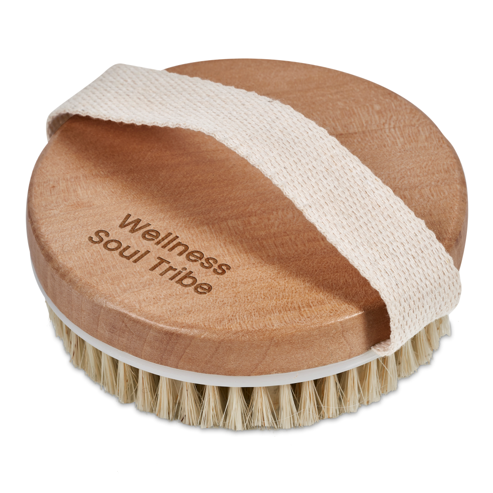 Eva and Elm Aura Brandable Bath Massage and Exfoliate Brush