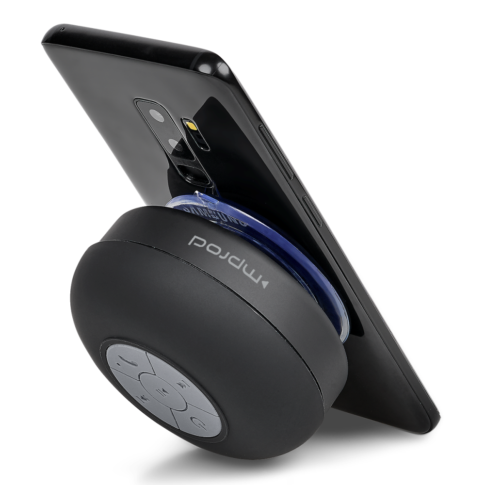 Presto Waterproof Brandable Bluetooth Speaker in Black