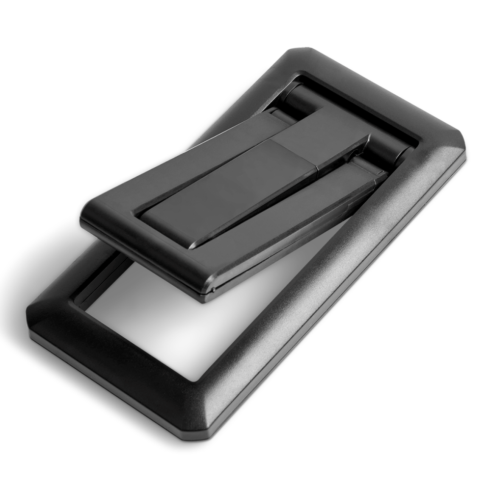 Pronto Adjustable Brandable Phone Stand in Black