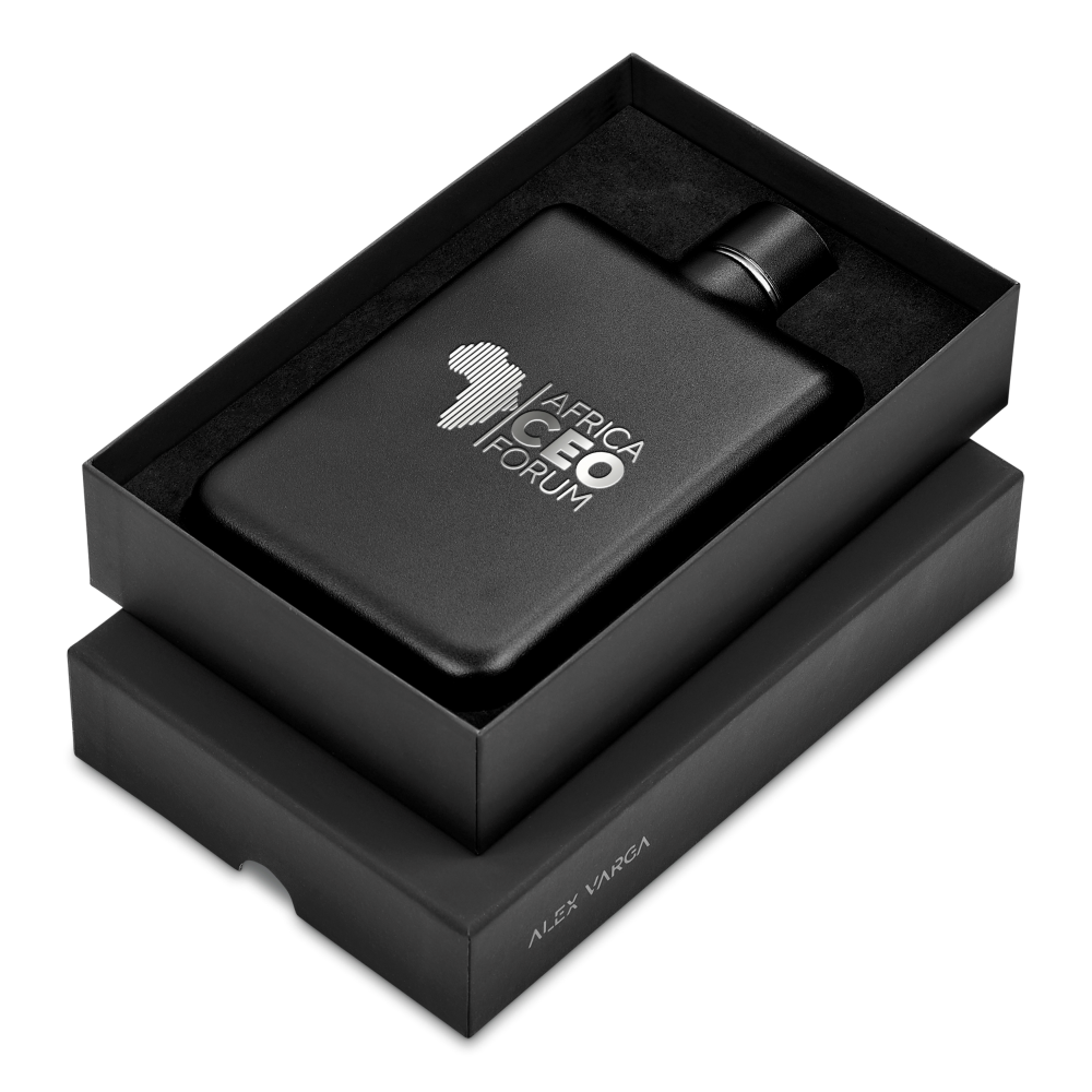 Alex Varga Haydon Vacuum Stainless Steel Brandable Water Bottle in Black