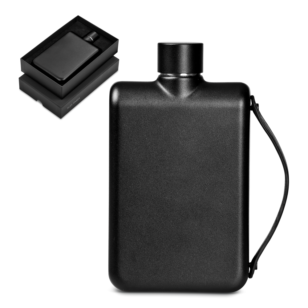 Alex Varga Haydon Vacuum Stainless Steel Brandable Water Bottle in Black