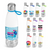 Clearview Tapered Plastic Brandable Water Bottle