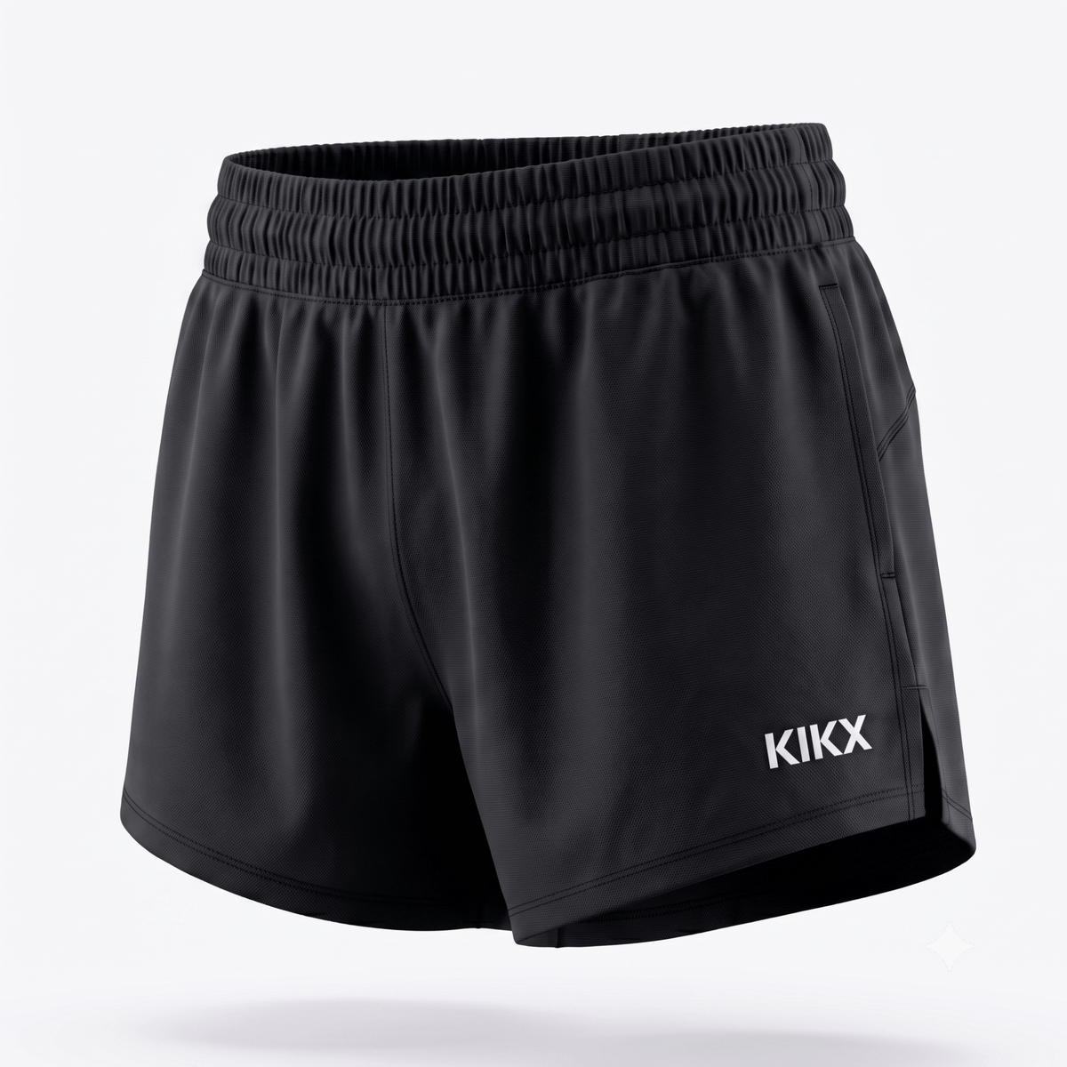 Kikx STRYDE Plain Womens Shorts Black