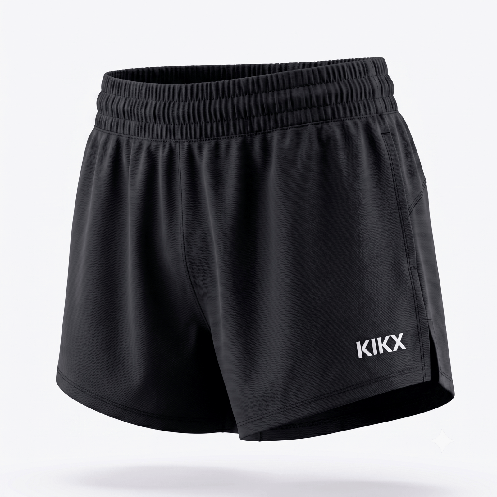 Kikx STRYDE Plain Womens Shorts Black