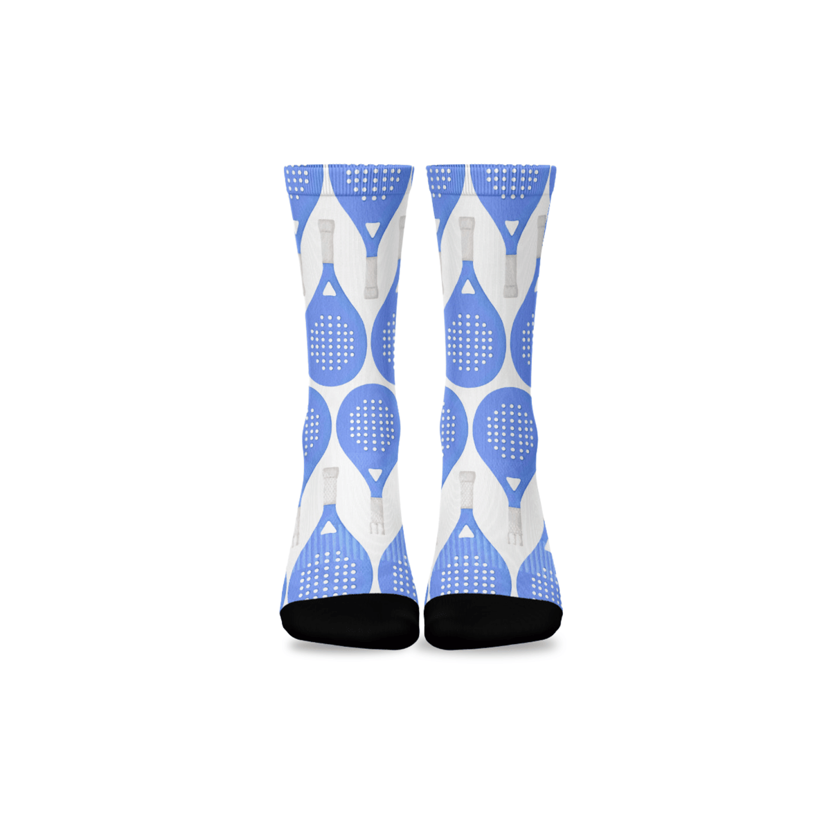 Kikx Premium Crew Socks with Padel Racquet Print
