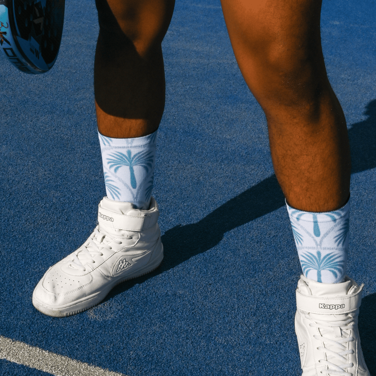 Kikx Premium Crew Socks with Palm Tree Print