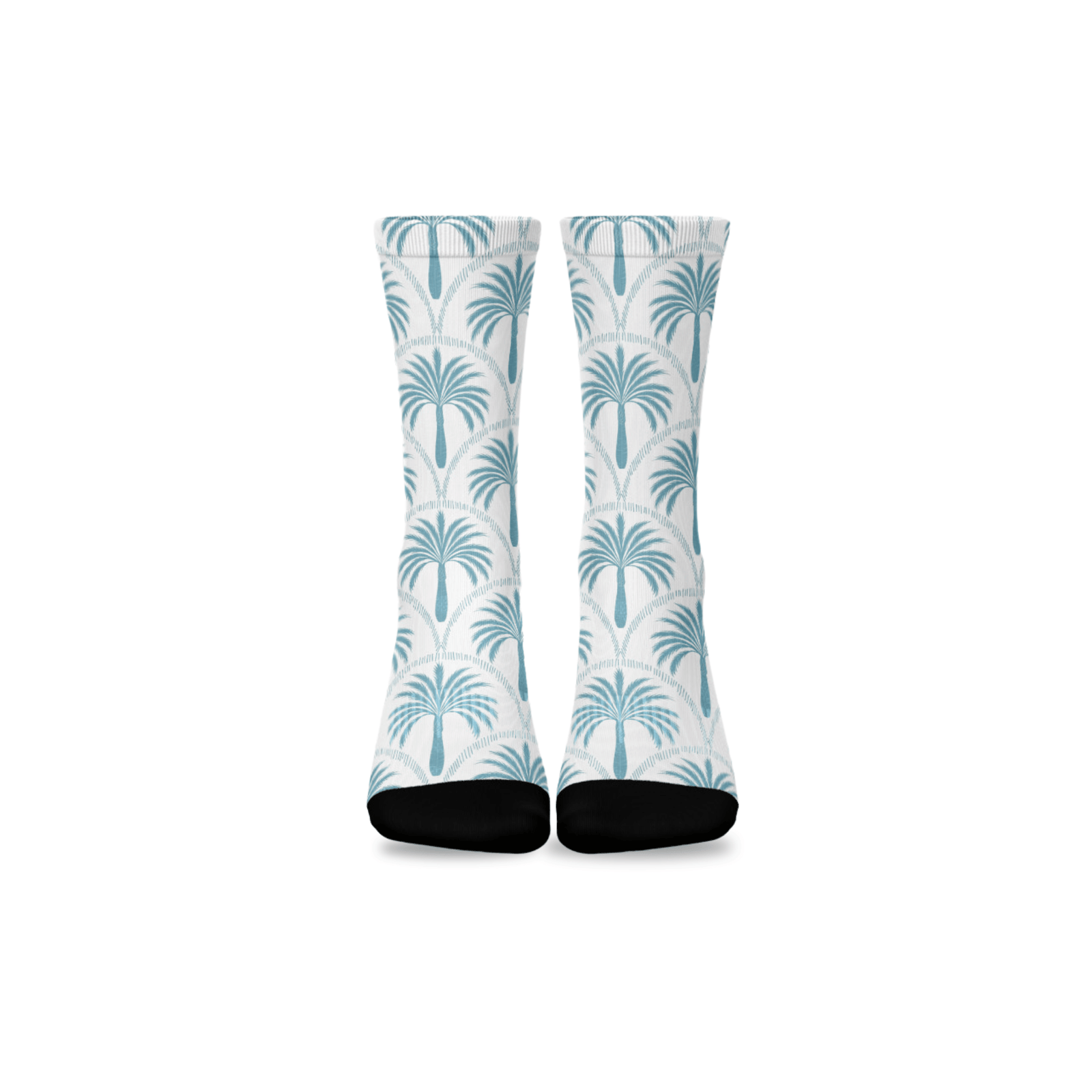 Kikx Premium Crew Socks with Palm Tree Print
