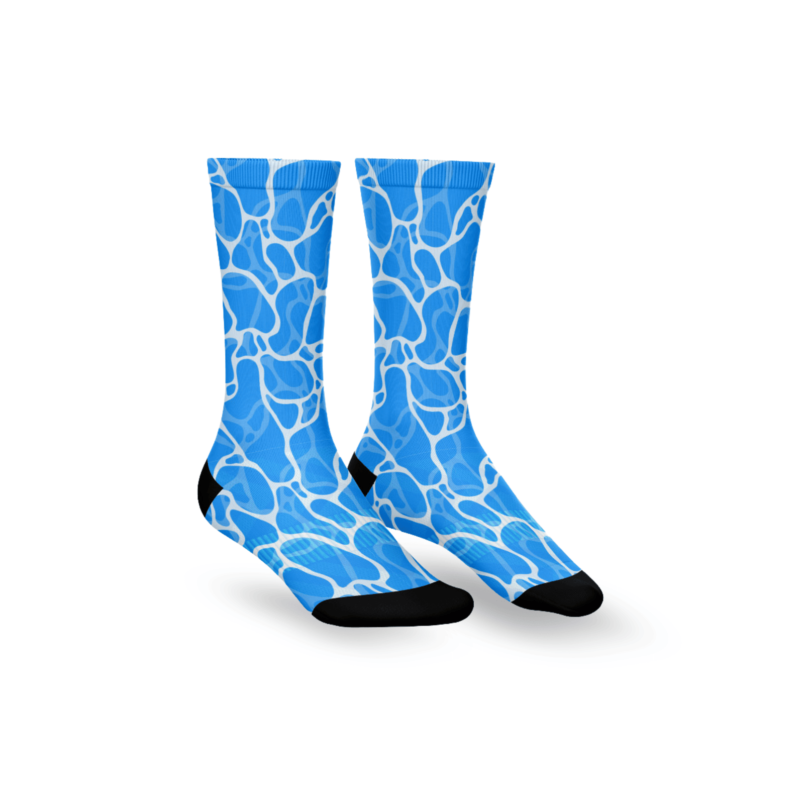 Kikx Premium Crew Socks with Pool Print