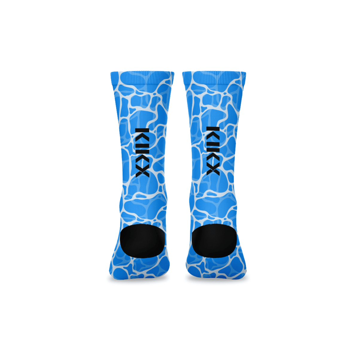 Kikx Premium Crew Socks with Pool Print