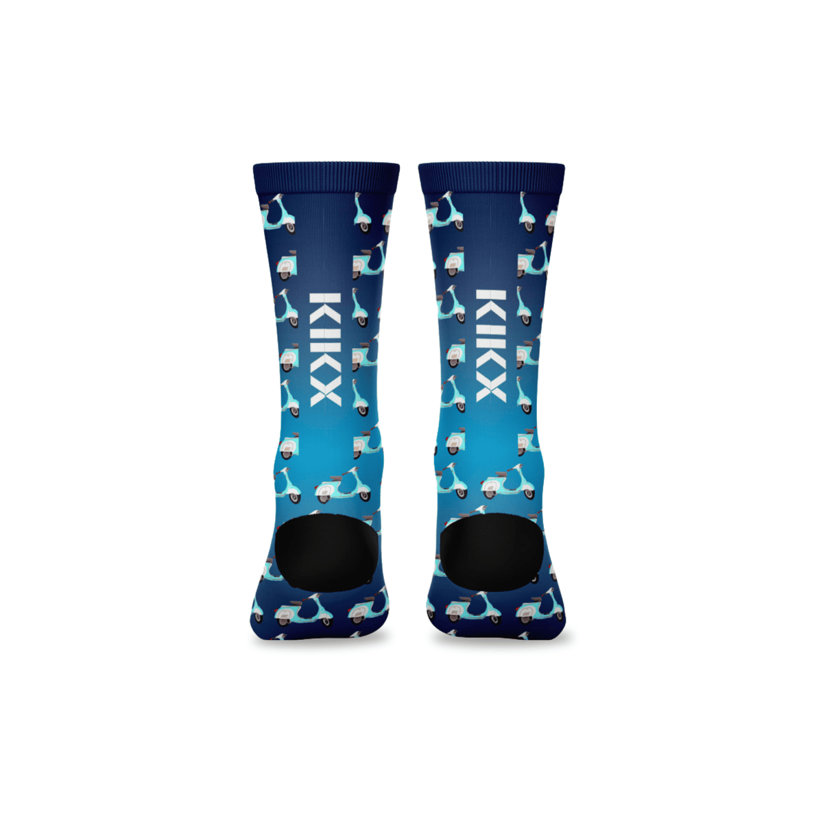 Kikx Premium Crew Socks with Vespa Print