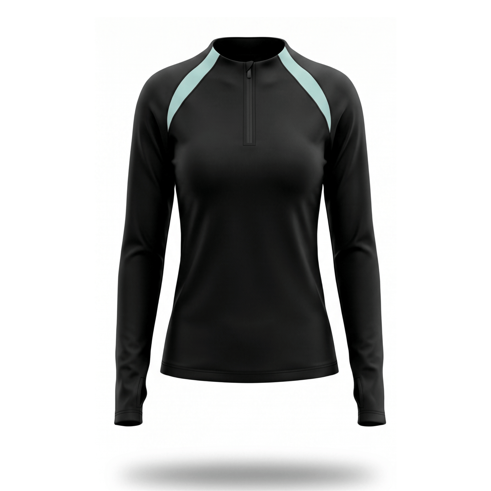 Kikx Walk Out Jackets in Black with Light Mint Splice