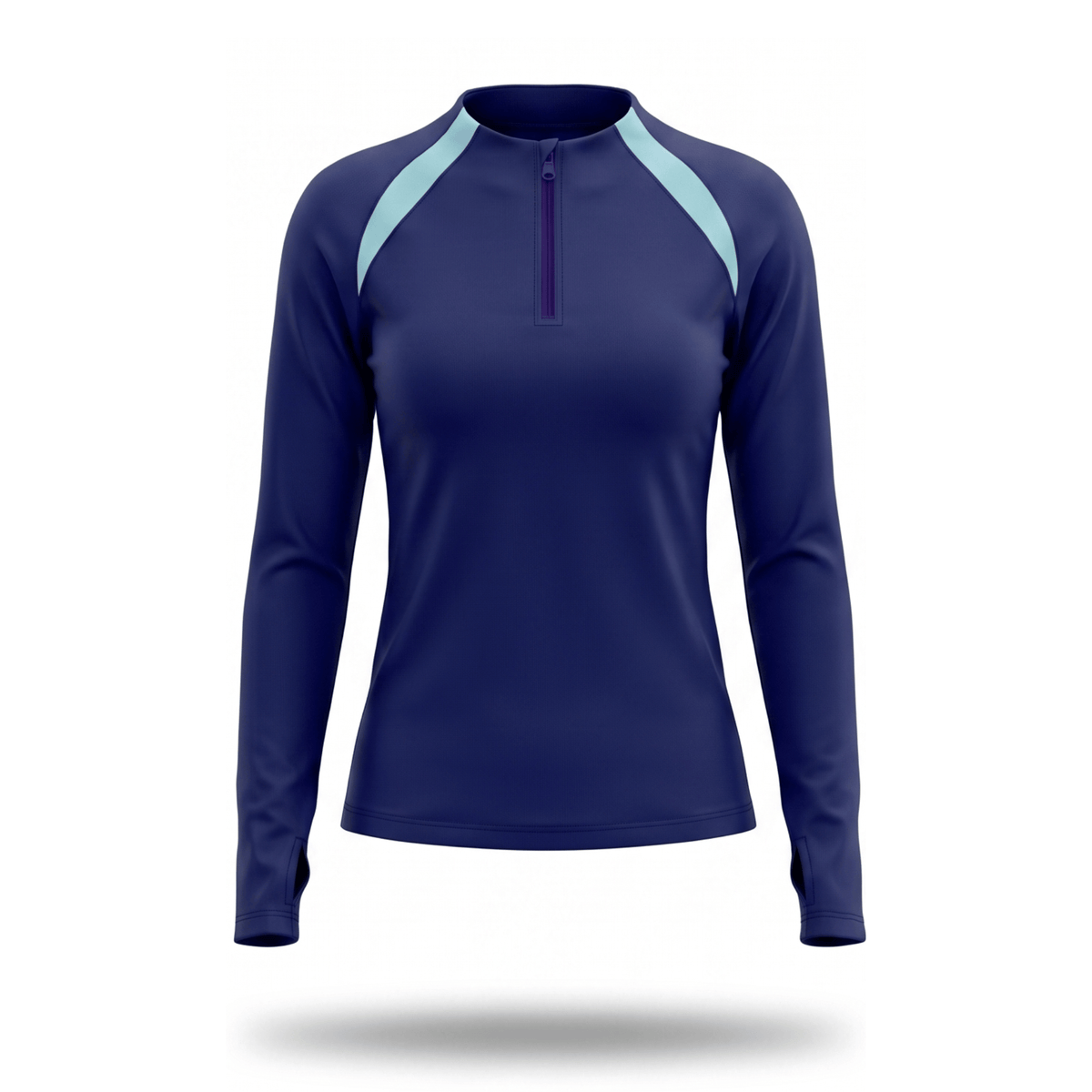 Kikx Walk Out Jackets in Light Navy with Light Mint Splice