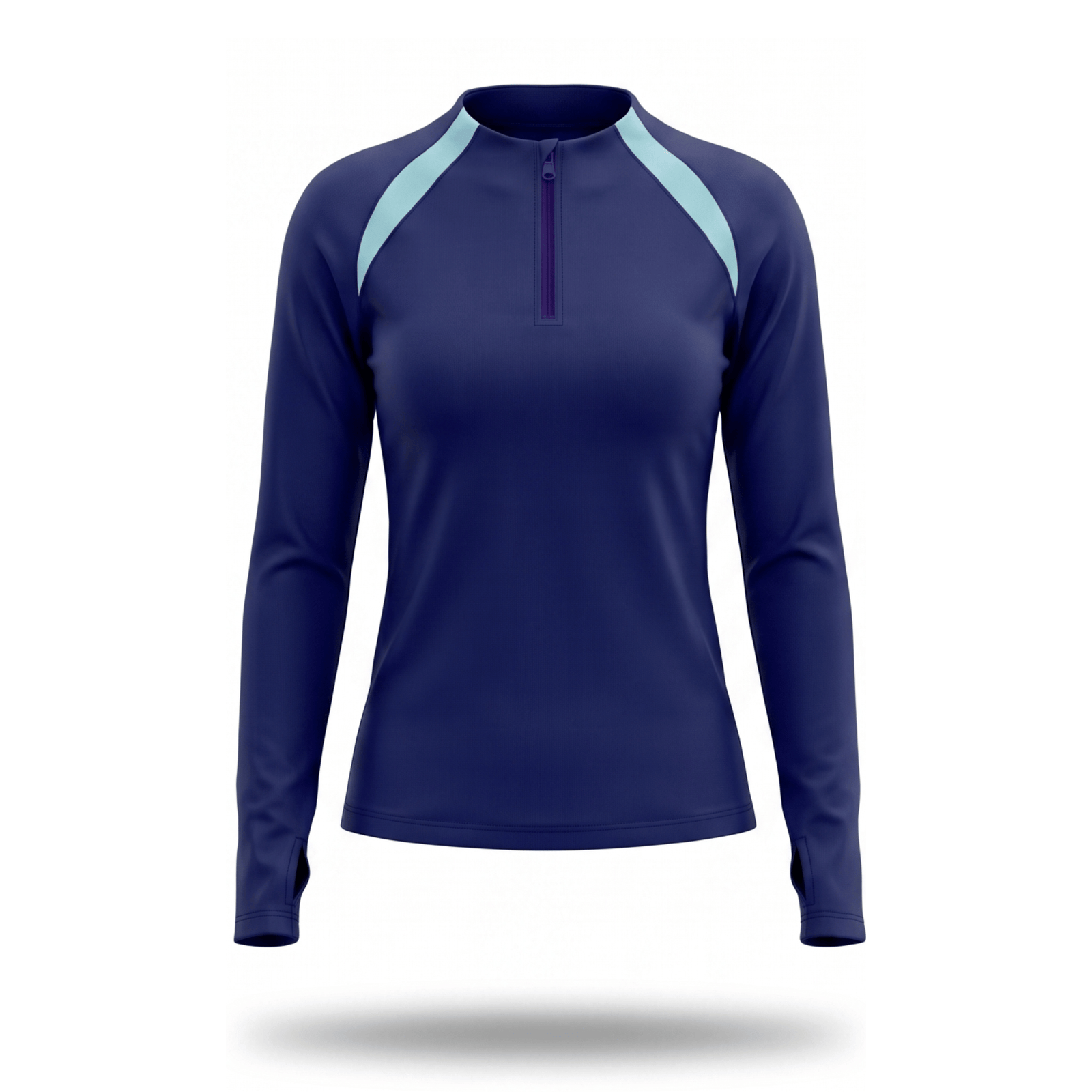 Kikx Walk Out Jackets in Light Navy with Light Mint Splice