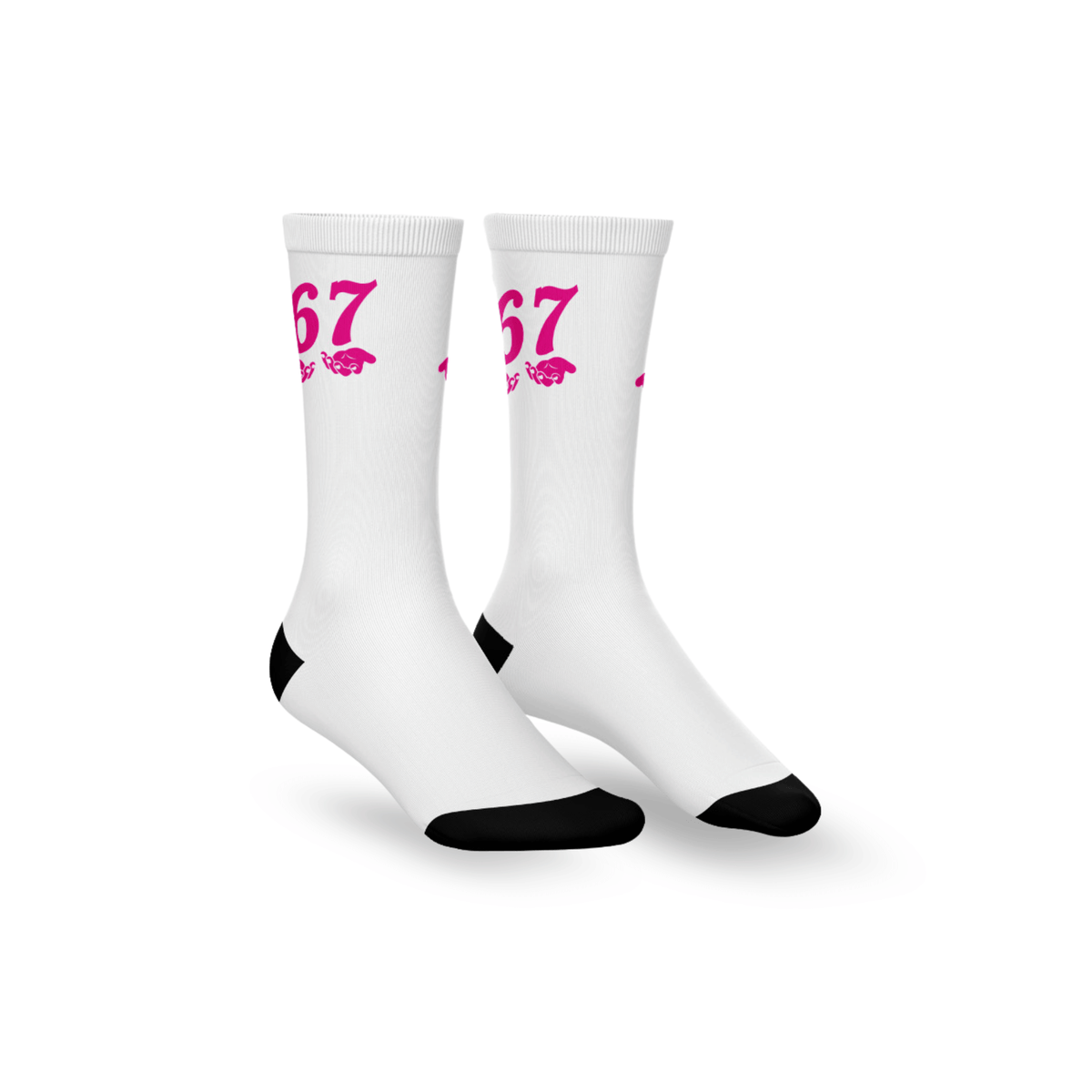 Kikx Premium Crew Socks with 67 Logo