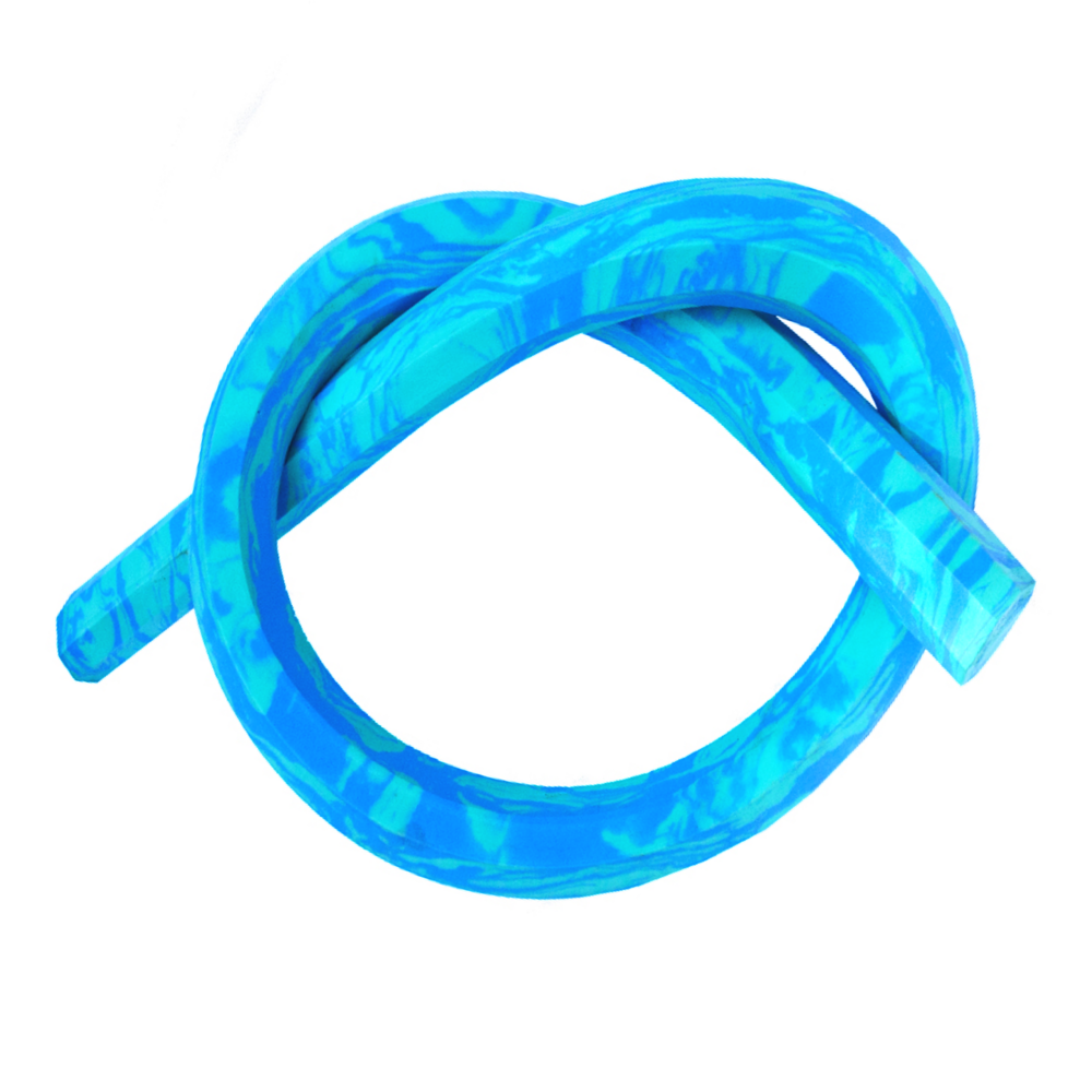 Kikx Noodle Swimming Aid Slim 55mm 2m in Mottled Blue and Turquoise Green