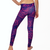 Kikx Full Length Leggings with High Waist in Marbled Navy and Pink