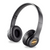 Mojo Foldable Brandable Bluetooth Headphones in Black