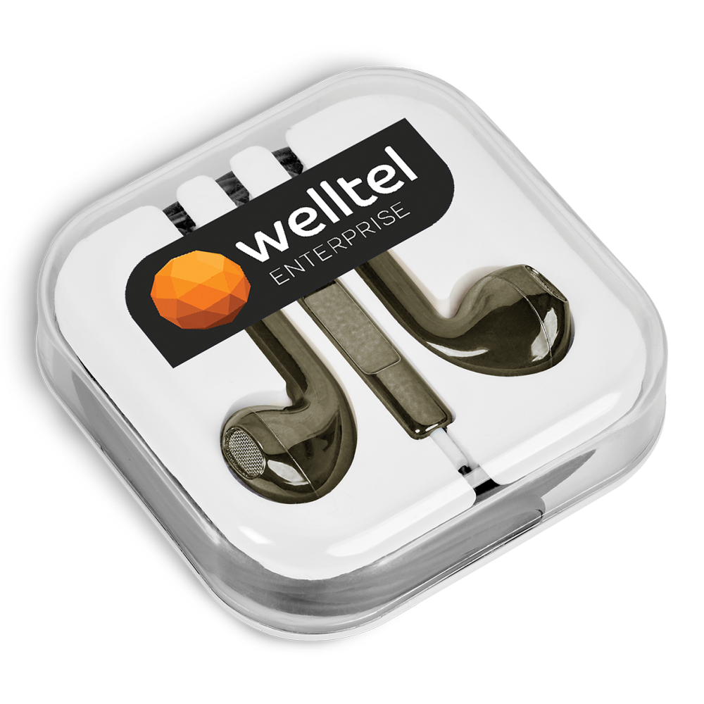 Poprock Wired Earbuds Brandable Bluetooth Headphones