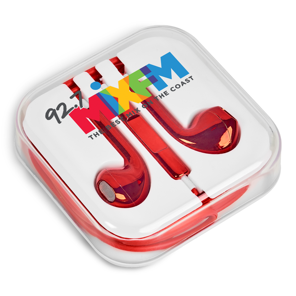 Poprock Wired Earbuds Brandable Bluetooth Headphones