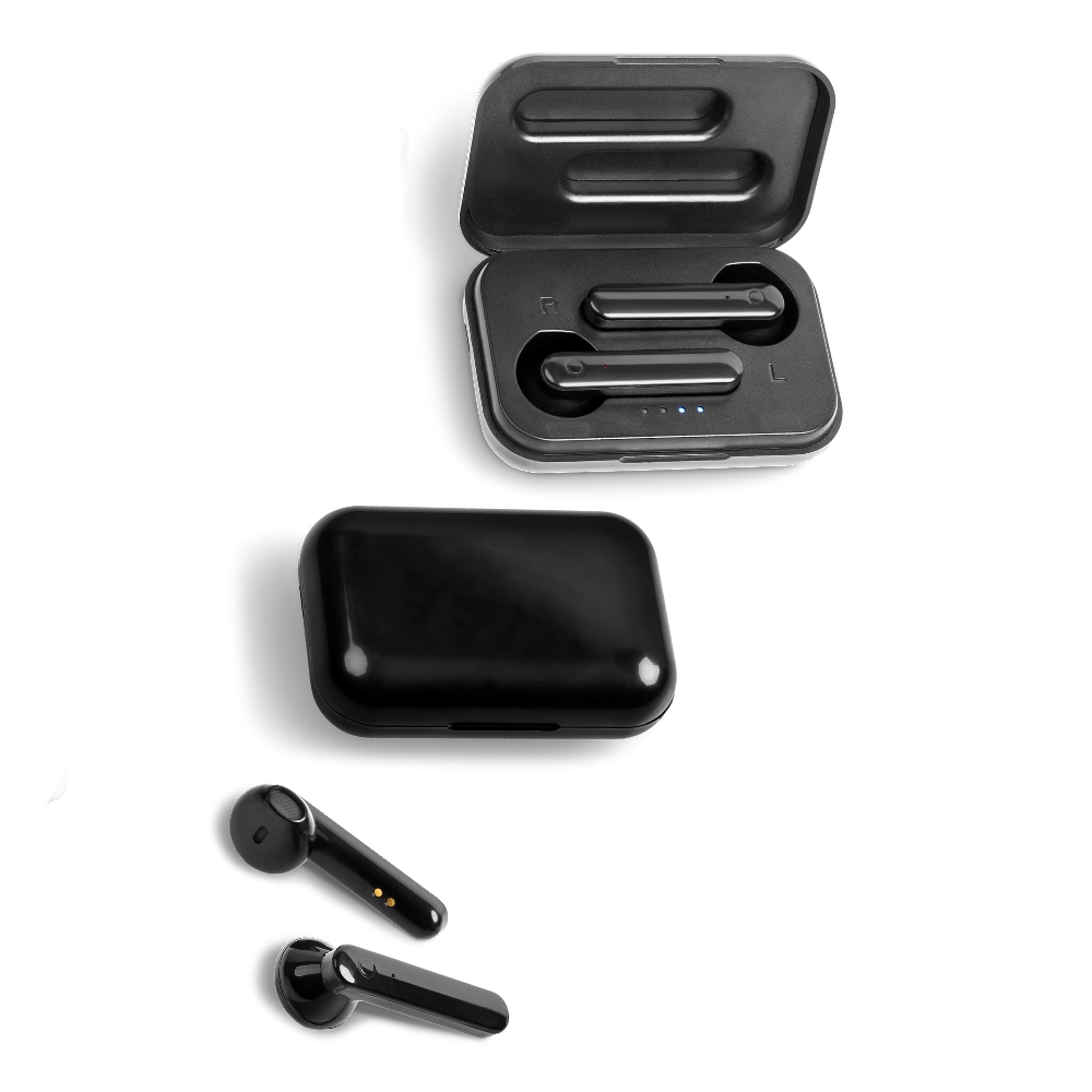 Equinox Wireless Stereo Earbuds Brandable Bluetooth Headphones