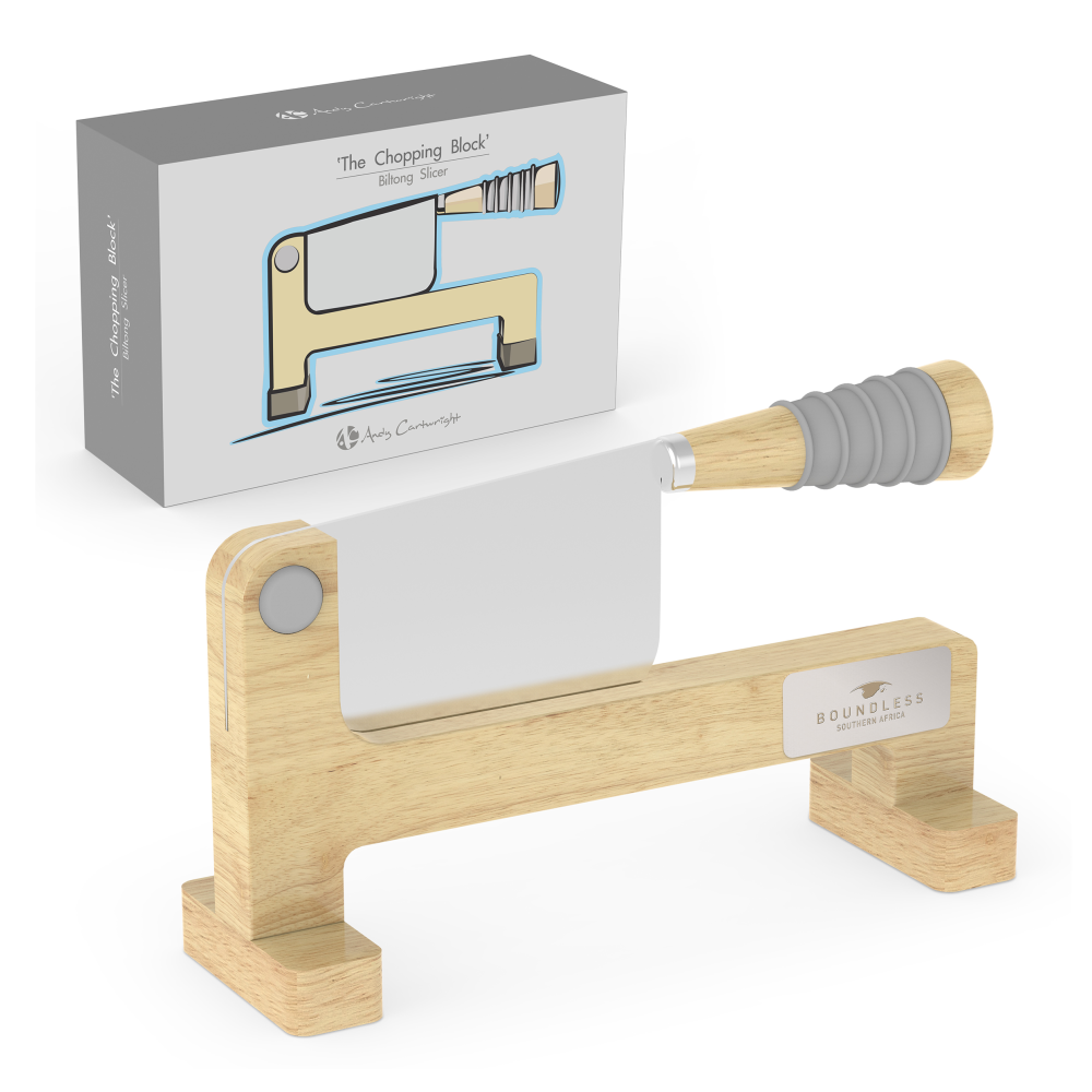 Andy Cartwright "The Chopping Block" Brandable Biltong Slicer in Natural