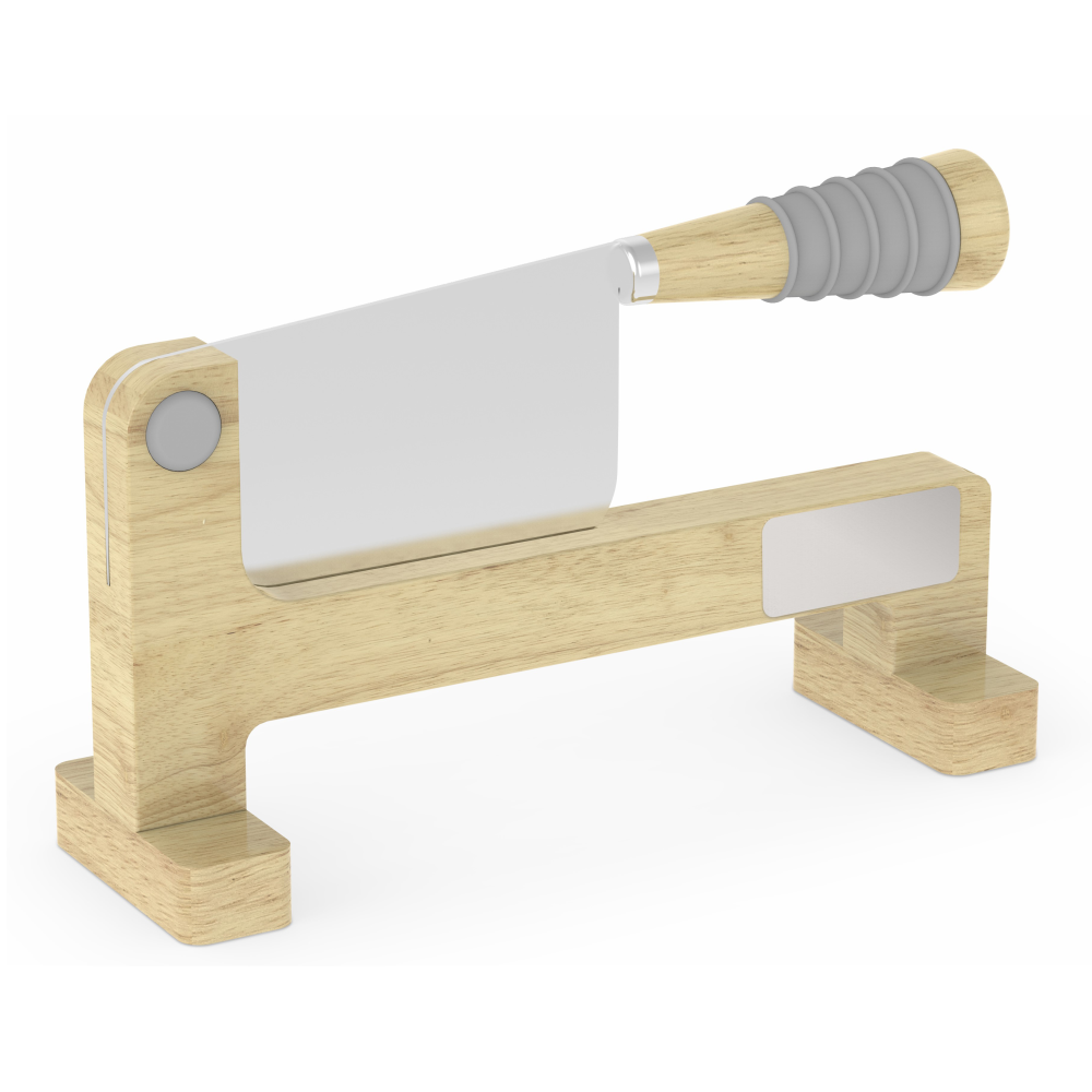 Andy Cartwright &quot;The Chopping Block&quot; Brandable Biltong Slicer in Natural