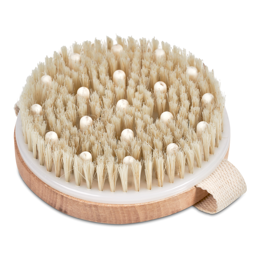 Eva and Elm Aura Brandable Bath Massage and Exfoliate Brush