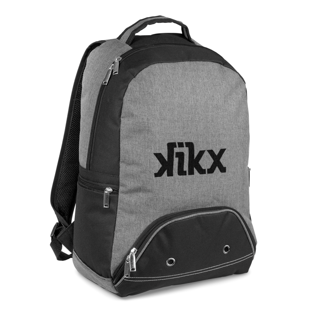 Kikx Saturn Backpack in Black and Grey