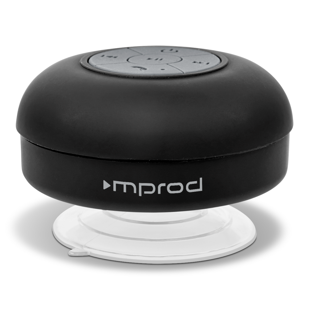 Presto Waterproof Brandable Bluetooth Speaker in Black