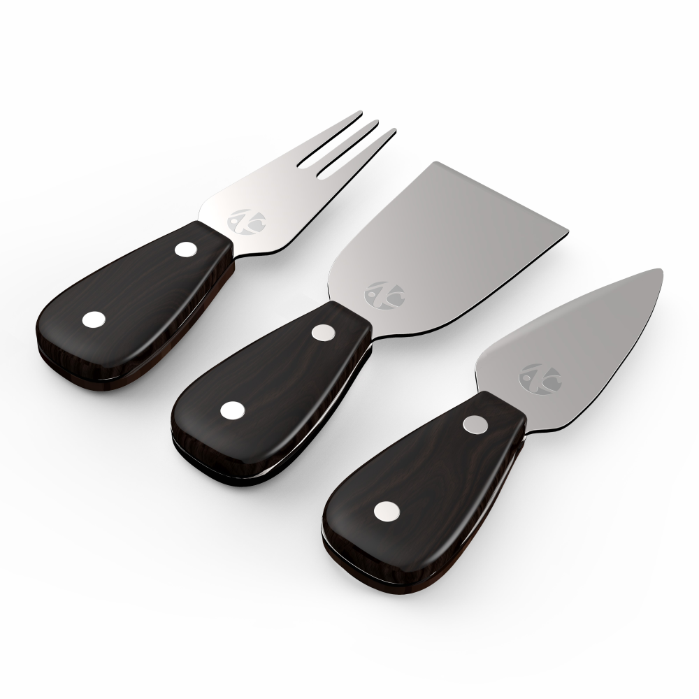 Andy Cartwright "I Am South African" Brandable Cheese Set in Black