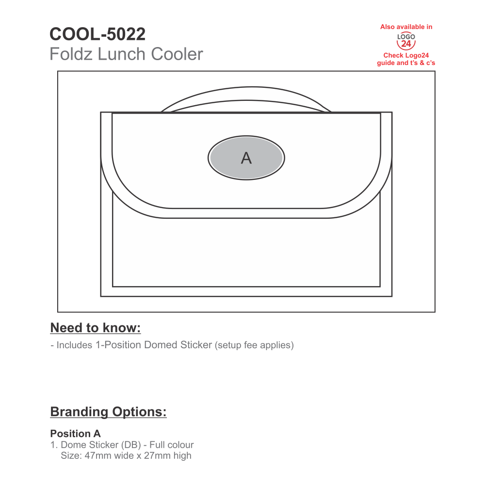 Foldz Lunch Brandable Cooler Bag