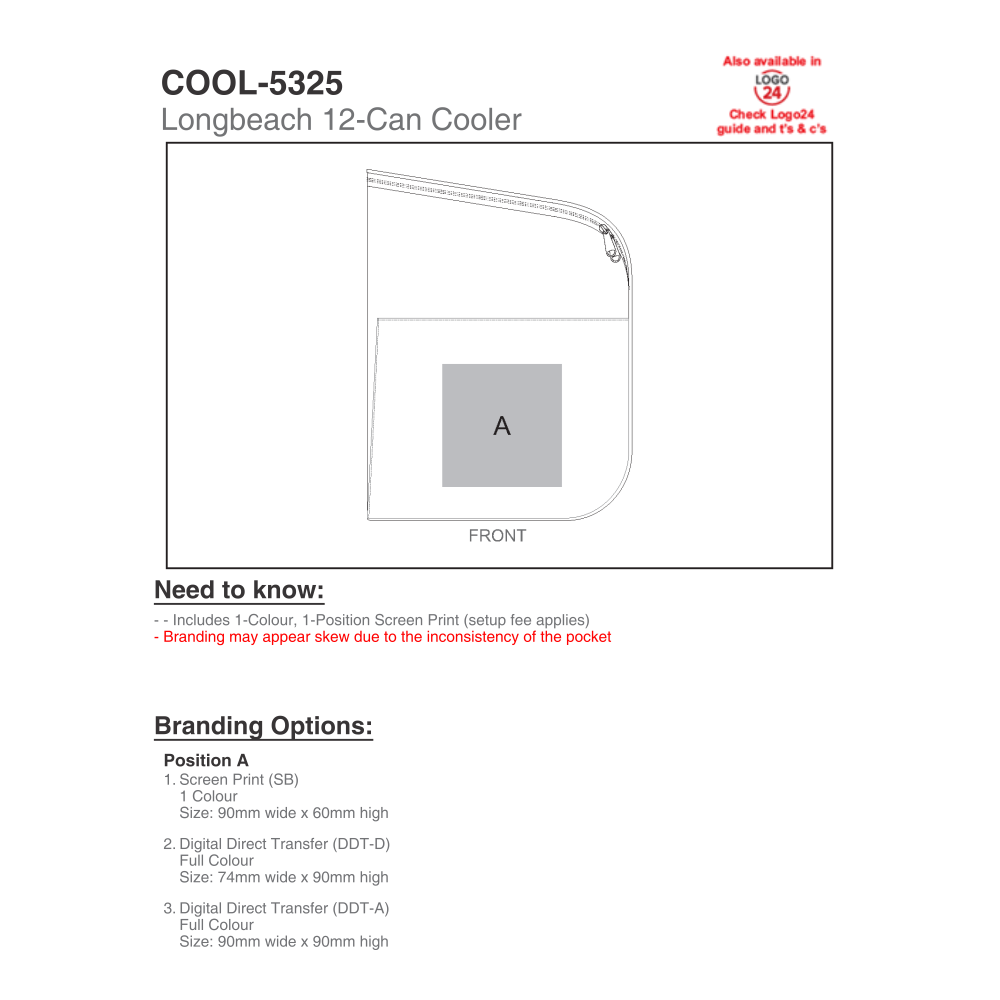 Longbeach Brandable Cooler Bag