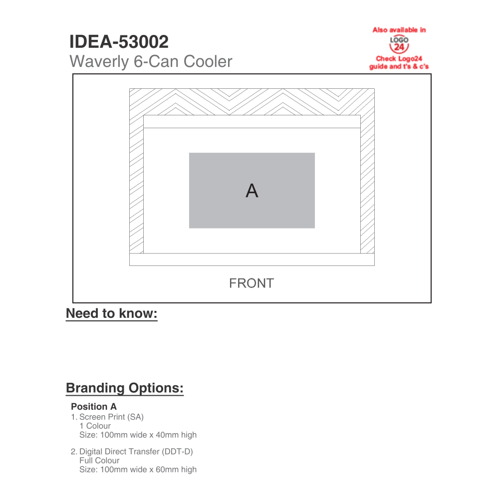 Waverly Brandable Cooler Bag