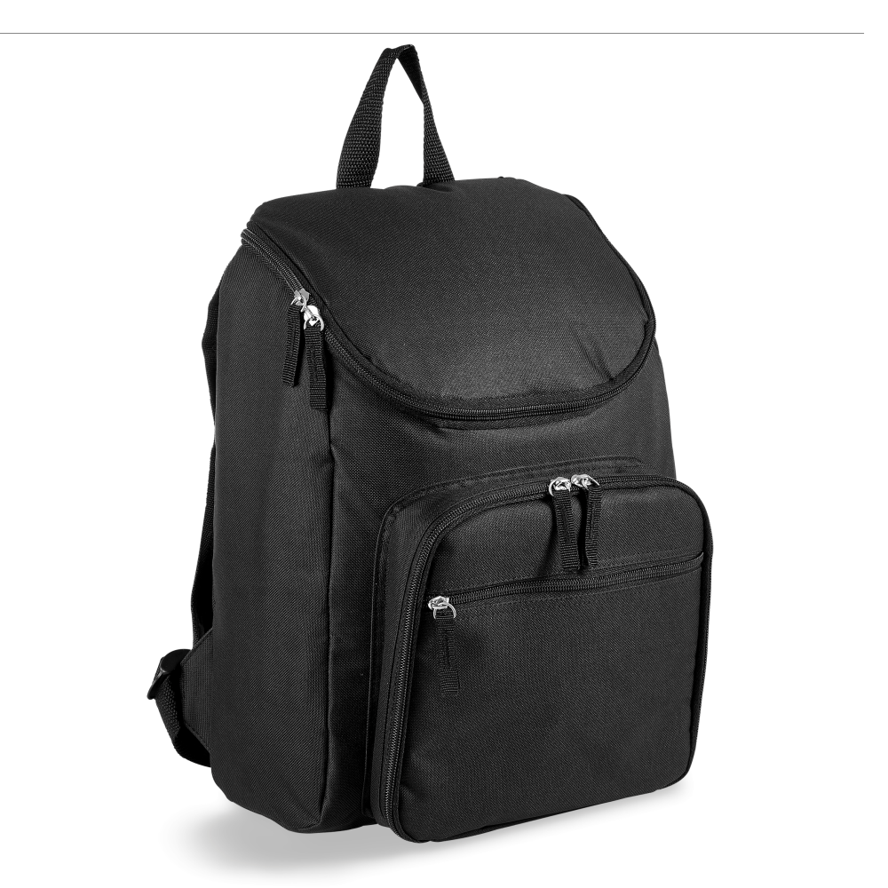 Sweden Backpack Brandable Cooler Bag in Black