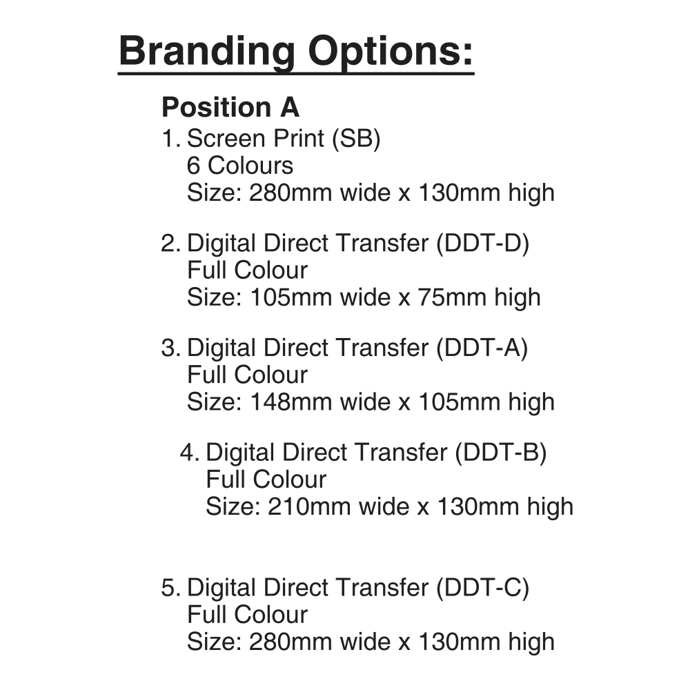 Oregon Brandable Sports Bag in Black