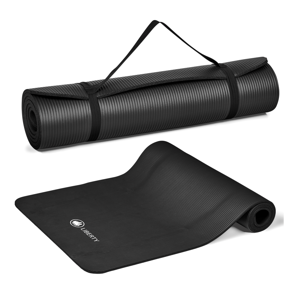Wellness Brandable Exercise Mat in Black