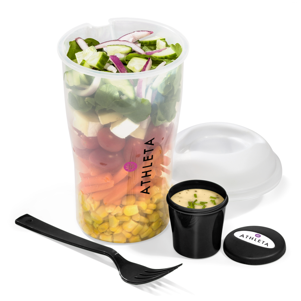 Crave Brandable Food Capsule in Clear with Black