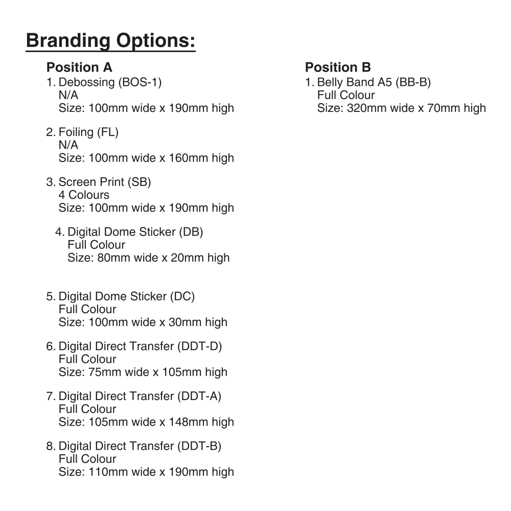 Colour-Edge A5 Brandable Notebook