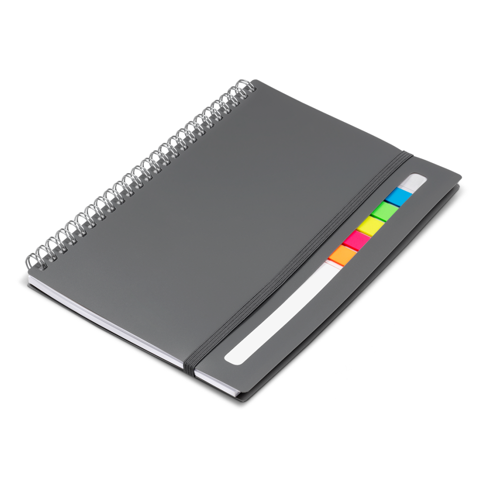 Alexis A5 Brandable Notebook in Grey