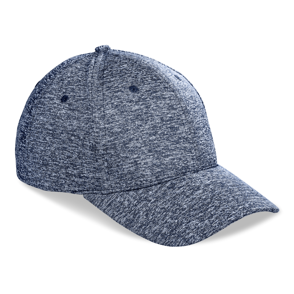 Deuce 6 Panel Brandable Peak Cap in Navy