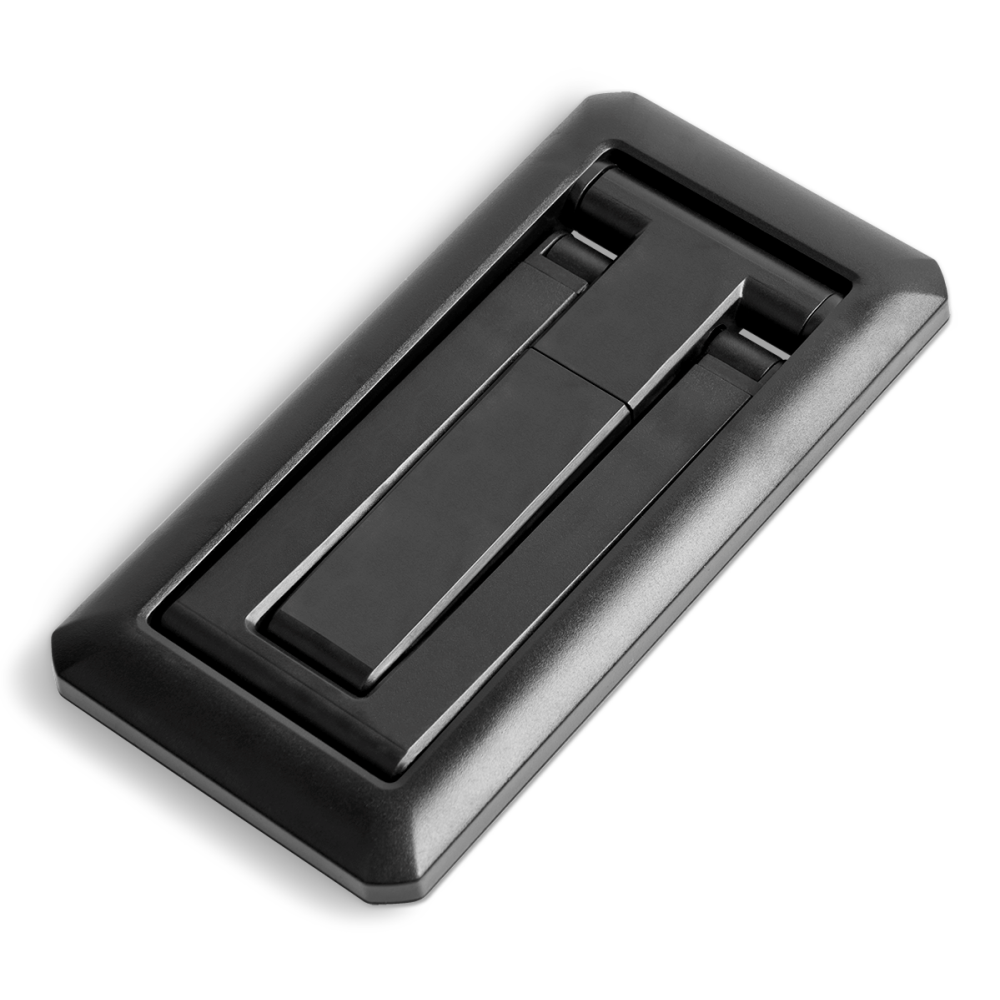 Pronto Adjustable Brandable Phone Stand in Black