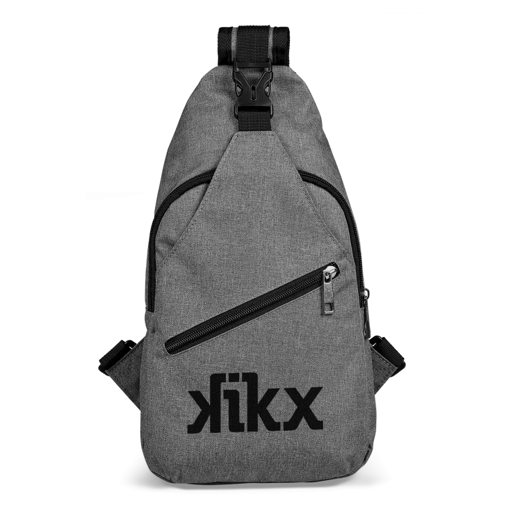 Kikx Verona Crossbody Sling Bag in Grey and Black