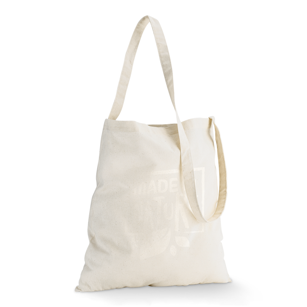 Eco-Cotton Brandable Sling Shopper Bag in Natural