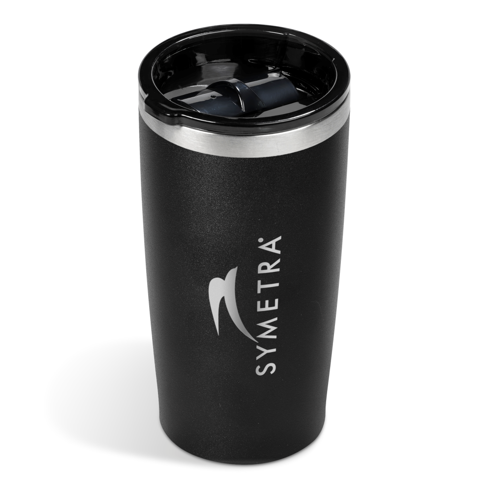 Alex Varga Bosky Vacuum Stainless Steel Brandable Tumbler in Black