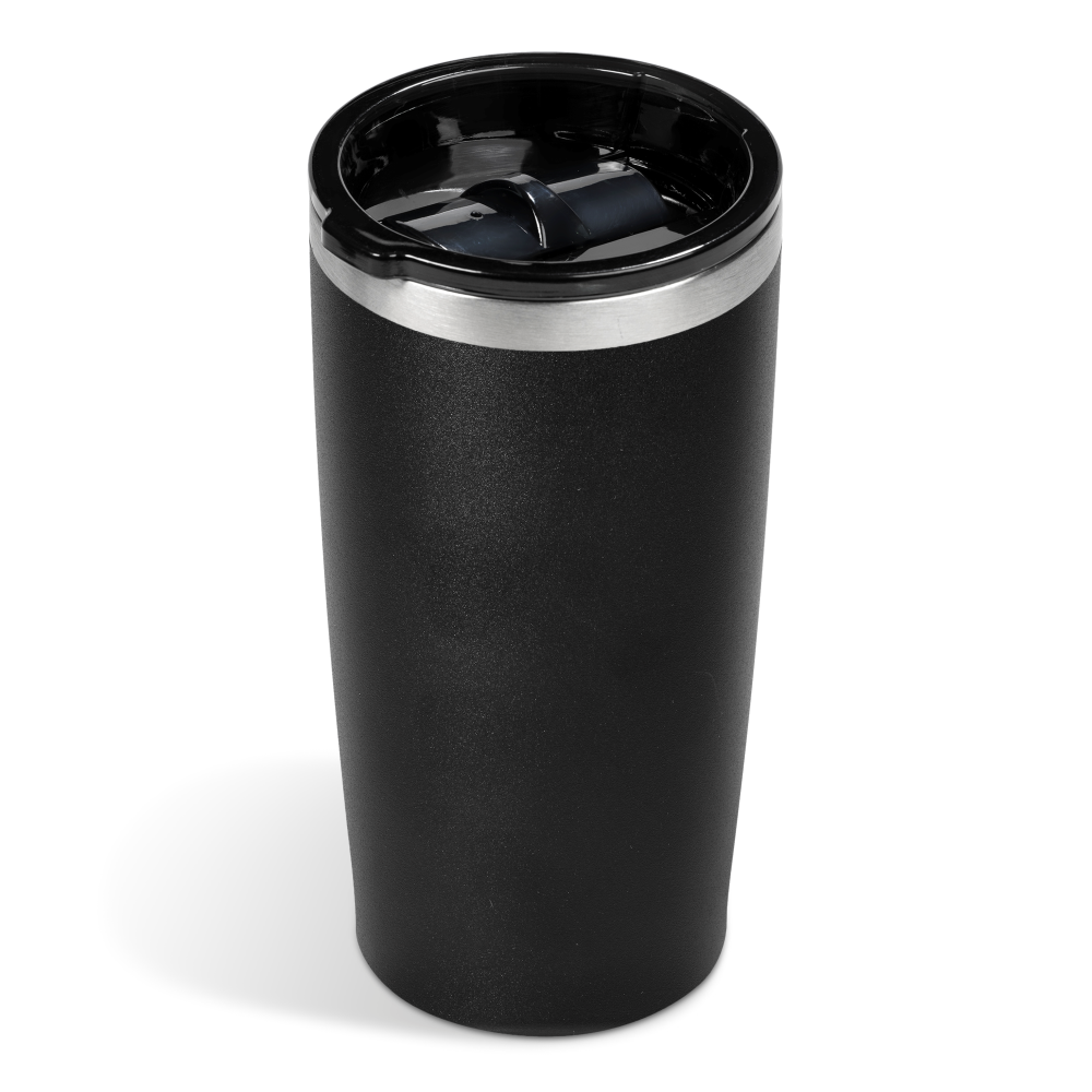 Alex Varga Bosky Vacuum Stainless Steel Brandable Tumbler in Black