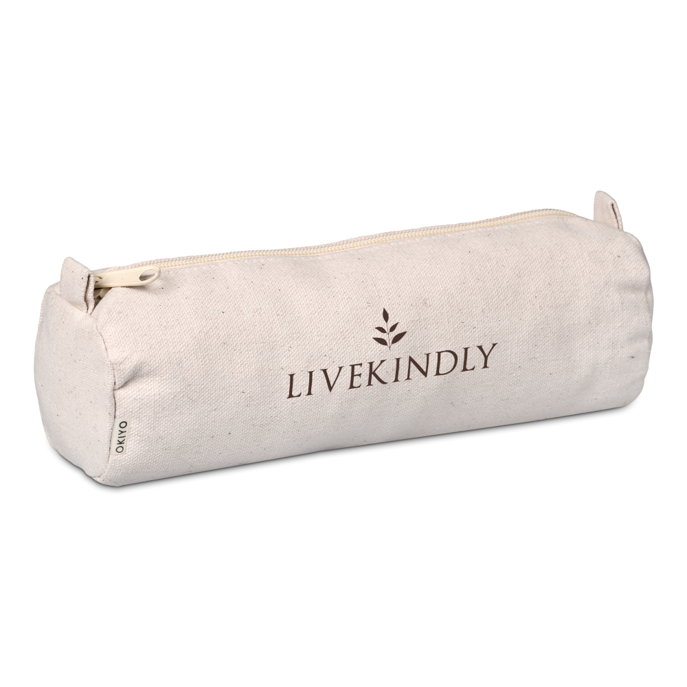 Okiyo Seito Cotton Brandable Utility Pouch in Natural