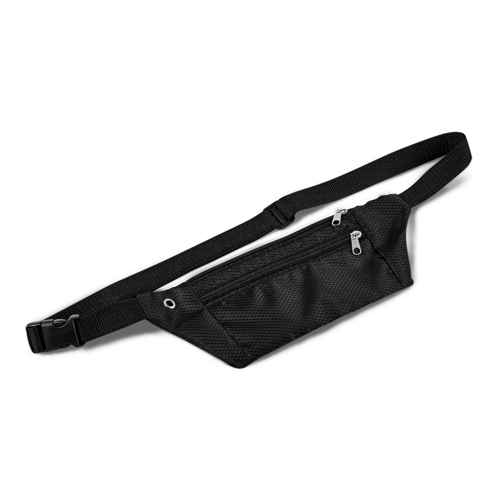 Activity Brandable Waist Bag in Black